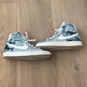 Nike Denim Blue and White Blazers